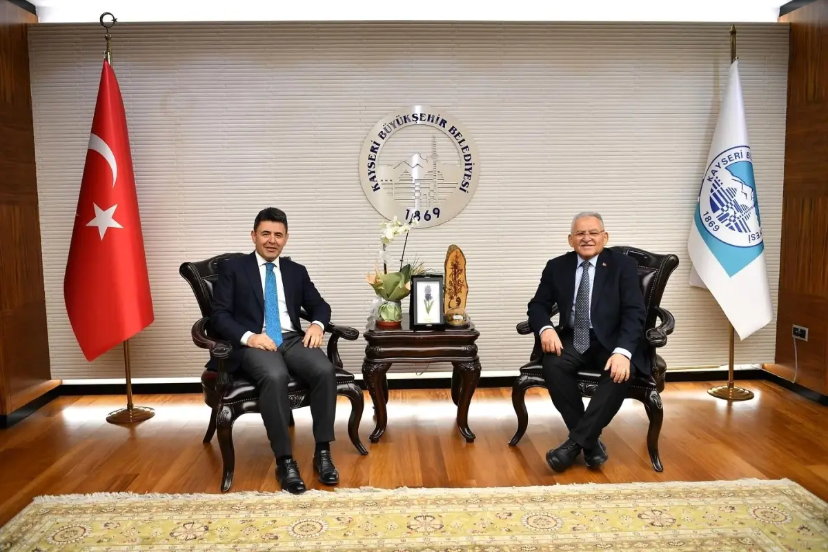 Başkan Büyükkılıç, Bakan Yardımcısı Poyraz ve Genel Müdür Eyigün'ü konuk etti