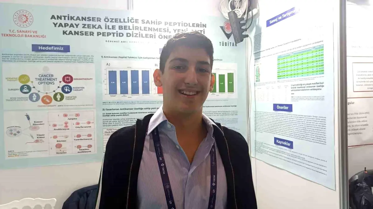 11. Sınıf Öğrencisinden Kanserle Mücadele Projesi