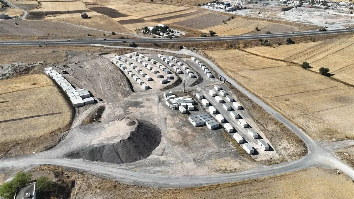 Kayseri'de Konteyner Kent Kuruldu