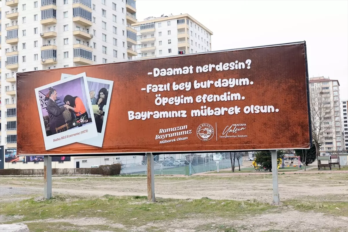 Kayseri'de Yeşilçam Temalı Bayram Tebriği