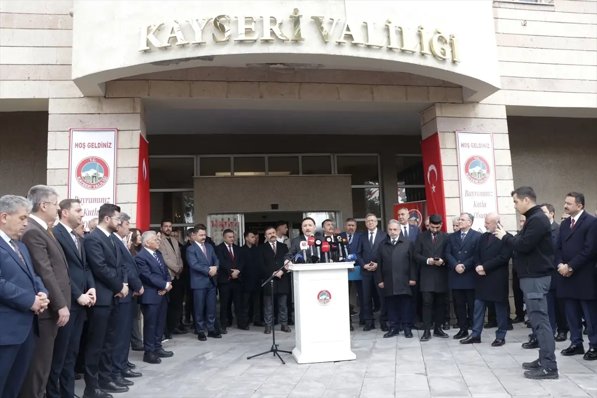 Kayseri'de Ramazan Bayramı Bayramlaşması