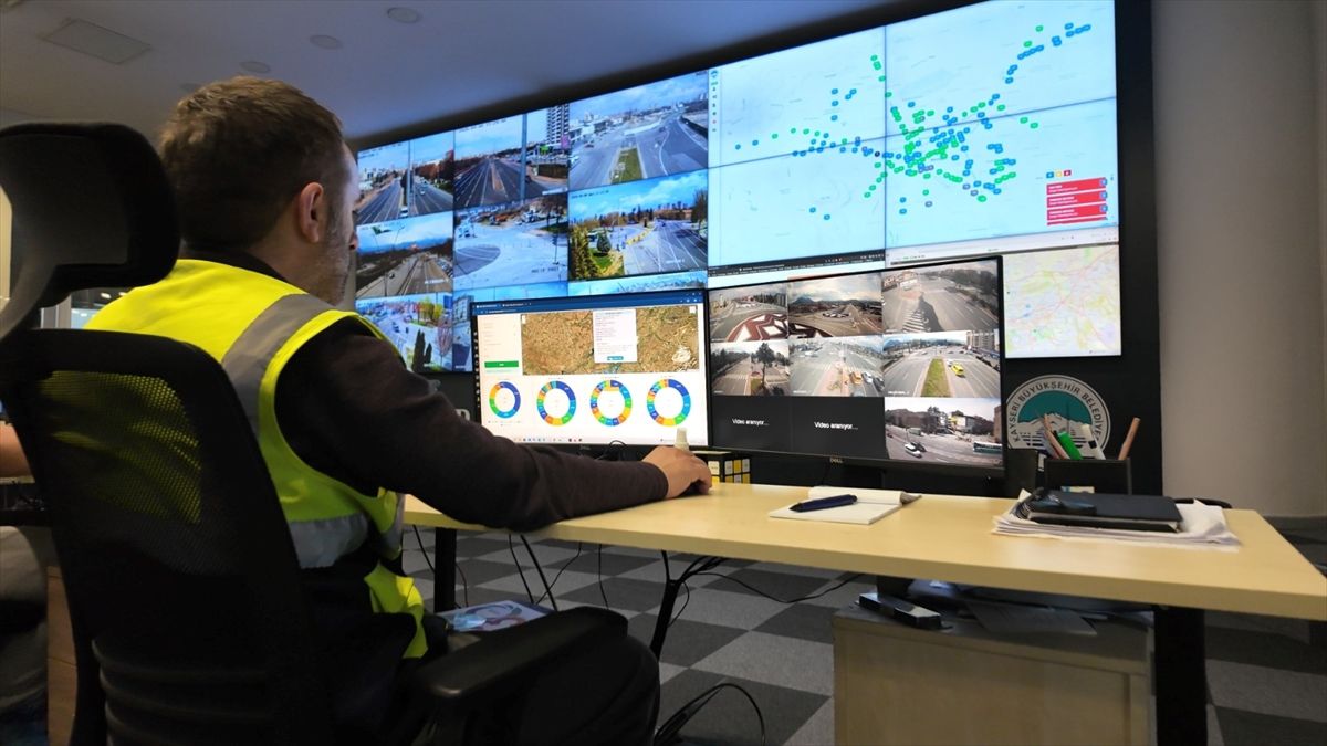 Kayseri'de Akıllı Trafik Yönetimi